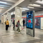Кристалайт на станции метро Полежаевская