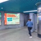 Кристалайт на станции метро 