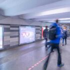 Кристалайт на станции метро 