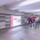 Кристалайт на станции метро 