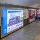 Кристалайт на станции метро 
