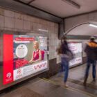 Кристалайт на станции метро 