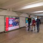 Кристалайт на станции метро 