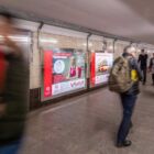 Кристалайт на станции метро 