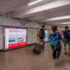 Кристалайт на станции метро 