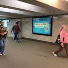 Кристалайт на станции метро 