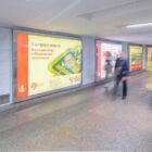 Кристалайт на станции метро 