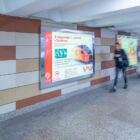 Кристалайт на станции метро 