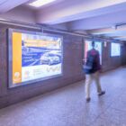 Кристалайт на станции метро 