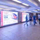 Кристалайт на станции метро 