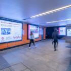 Кристалайт на станции метро 
