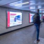 Кристалайт на станции метро 