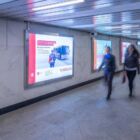 Кристалайт на станции метро 