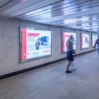 Кристалайт на станции метро 