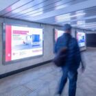 Кристалайт на станции метро 