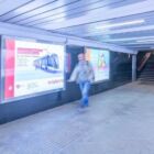 Кристалайт на станции метро 