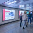Кристалайт на станции метро 