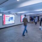 Кристалайт на станции метро 