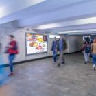 Кристалайт на станции метро 