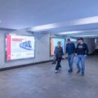 Кристалайт на станции метро 