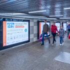 Кристалайт на станции метро 
