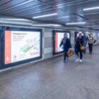 Кристалайт на станции метро 