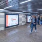 Кристалайт на станции метро 