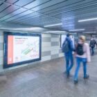 Кристалайт на станции метро 