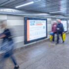 Кристалайт на станции метро 