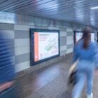 Кристалайт на станции метро 