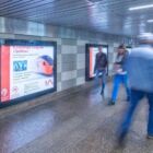 Кристалайт на станции метро 
