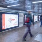 Кристалайт на станции метро 