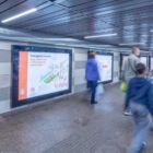 Кристалайт на станции метро 