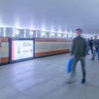 Кристалайт на станции метро 