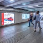 Кристалайт на станции метро 