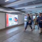 Кристалайт на станции метро 