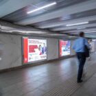 Кристалайт на станции метро 