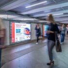 Кристалайт на станции метро 