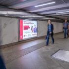 Кристалайт на станции метро 