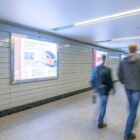 Кристалайт на станции метро 
