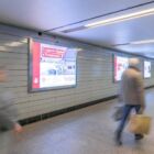 Кристалайт на станции метро 