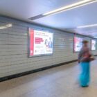 Кристалайт на станции метро 