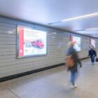 Кристалайт на станции метро 