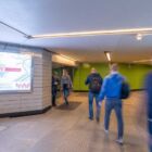 Кристалайт на станции метро 