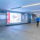 Кристалайт на станции метро 