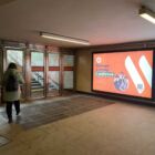 Кристалайт на станции метро 