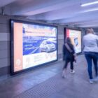 Кристалайт на станции метро 