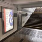 Кристалайт на станции метро 