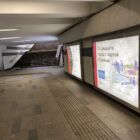Кристалайт на станции метро 