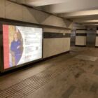 Кристалайт на станции метро 